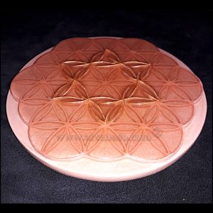 Hexagramme sculpté dans le QUANTUM DE PTAH ® Recto – Verso protégé par une résine