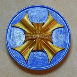 Bouclier d’Héracles et Esprit d’Orphée Bleu Doré